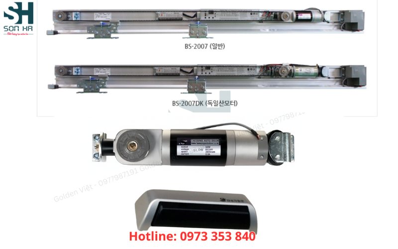 Cấu tạo cửa trươjt taesung bs-2007