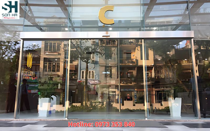 Cửa trượt tự động cảm biến